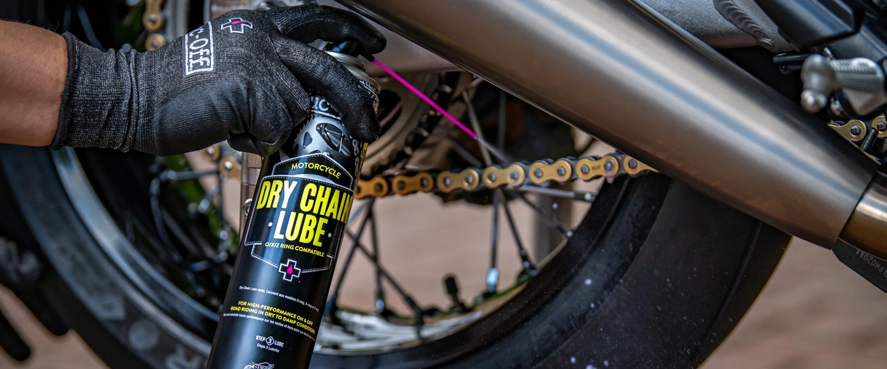 Muc-Off Motorcycle Dry Weather Chain Lube