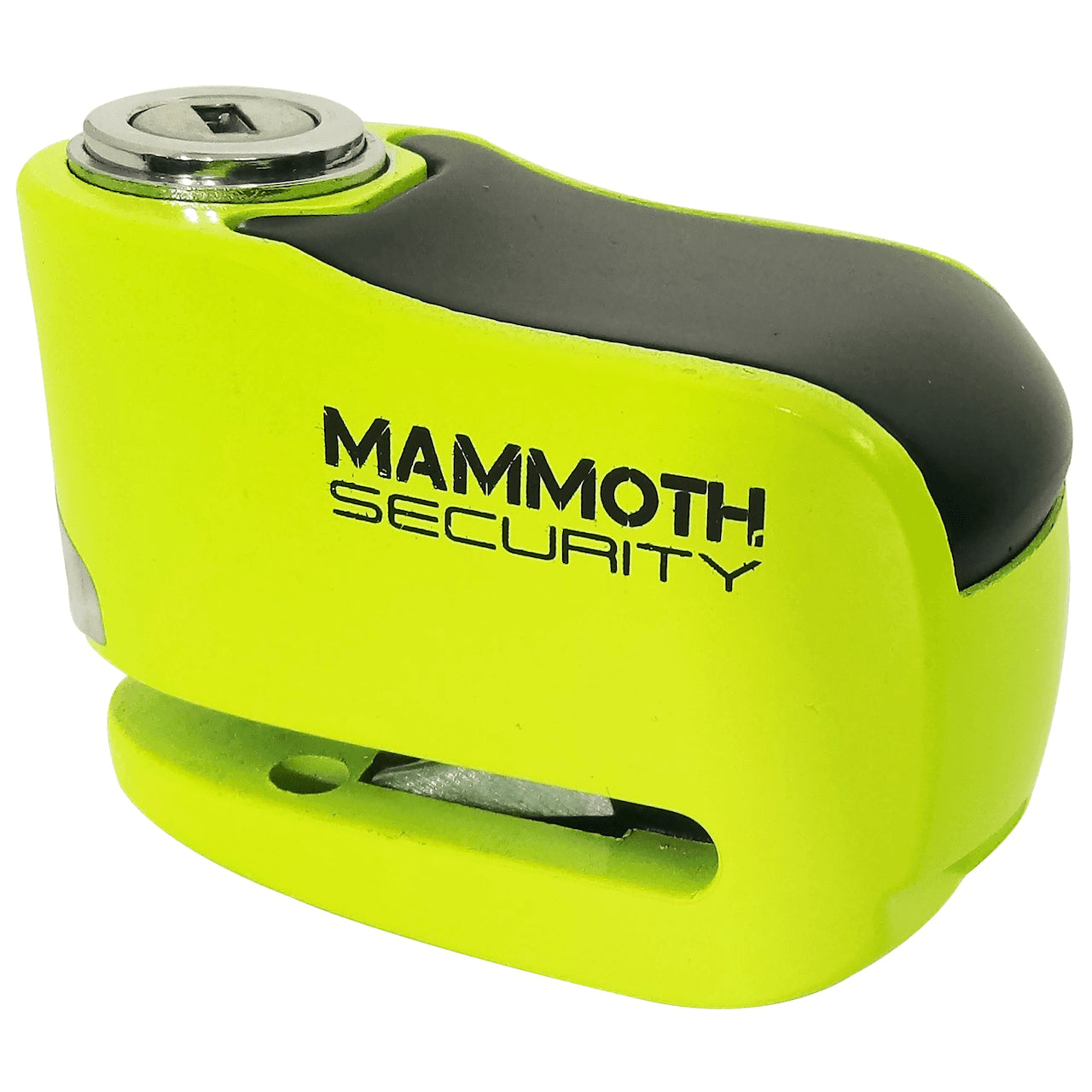 MAMMOTH SECURITY GREMLIN ALARM DISC LOCK – 6MM STAINLESS STEEL PIN (FLUORO YELLOW)